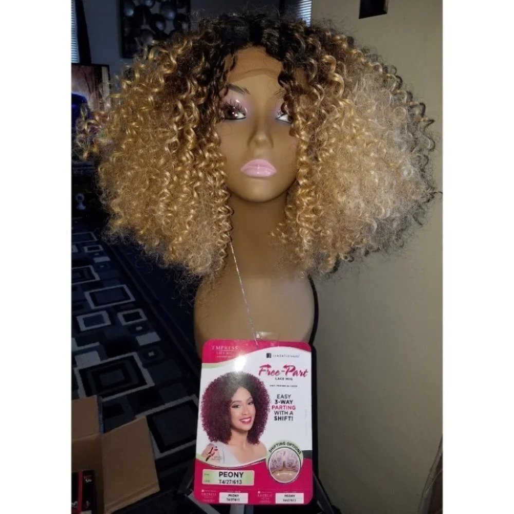 Lace Front Edge Free Part Wig Peony